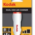 Chargeur voiture USB 2 sorties 2.4A Kodak
