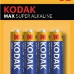 Pack 4 batterie KODAK 4xAA Alkaline