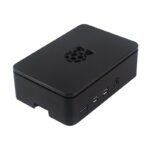 Boitier ABS noir pour raspberry Pi4 avec  Logo Raspberry
