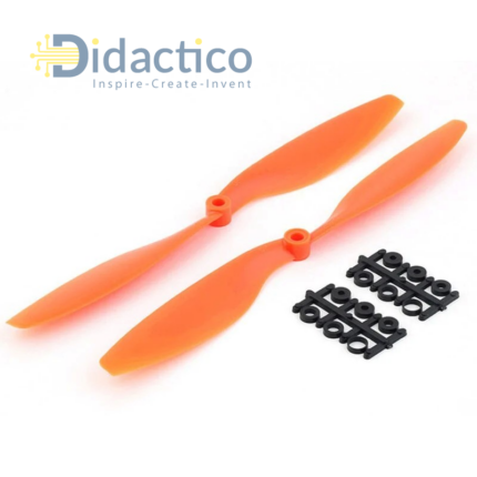helice multicopter - Helice pour Multicopter RC F450, 1 paire 1045 Orange - Didactico Tunisie