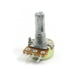 potentiomètre 500k ohm - Potentiométre 500K Ohm Metallique avec Tige 15mm - Didactico Tunisie