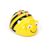 Robot éducatif jaune en forme d'abeille avec boutons colorés