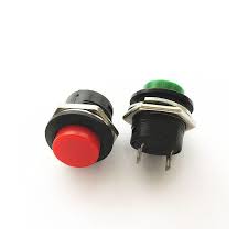 Boutons poussoirs rouge et vert pour projets électroniques bouton poussoir momentané - Didactico Tunisie