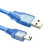 câble mini usb - Cable Mini USB / USB 1M Bleu pour arduino nano - Didactico Tunisie