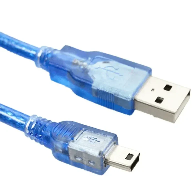 câble mini usb,prix câble arduino,achat usb bleu - Didactico Tunisie