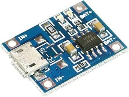 carte charge tp4056 - Carte de charge de 2 batteries Li-Ion TP4056 1A Micro USB - Didactico Tunisie
