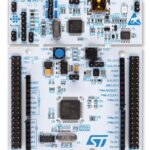 Carte STM32 Nucleo-64 avec connecteurs et composants visibles