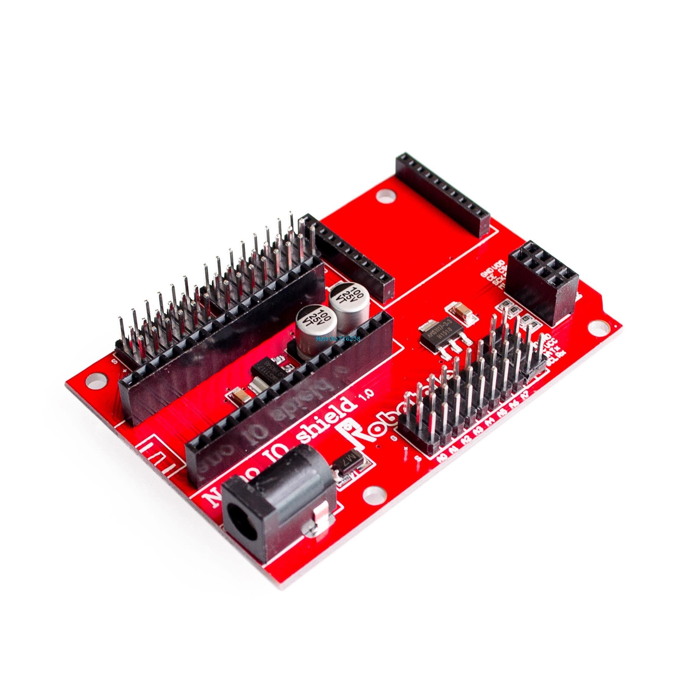 Shield Arduino Uno R3 pour projets électroniques carte extension bouclier - Carte d’extension de bouclier Nano 328P IO - Didactico Tunisie
