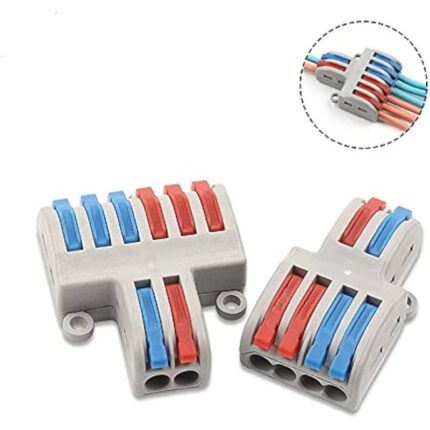 connecteur 6 bornes - Connecteur de 6 bornes de fil (4E/2S) LT-422 (SPL-42) - Didactico Tunisie