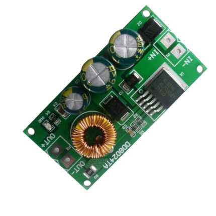Module électronique vert avec bobine et condensateurs