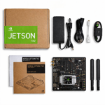 Kit NVIDIA Jetson TX2 avec accessoires et documentation