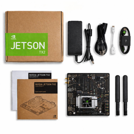 Kit NVIDIA Jetson TX2 avec accessoires et documentation