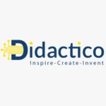 Logo de Didactico avec slogan Inspire-Create-Invent