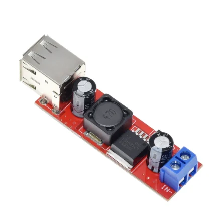 module lm2596 double - Module convertisseur abaisseur LM2596 Double USB 6V-40V Pour 5 V 3 A - Didactico Tunisie