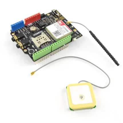 module gps gprs - Module Shield GPS/GPRS/GSM SIM808 – Dfrobot TEL0097 - Didactico Tunisie