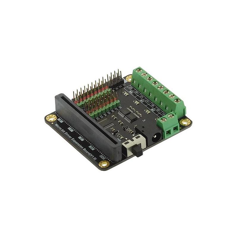 Carte d'extension pour Raspberry Pi contrôleur moteur micro - Carte d’extension contrôleur de moteur pour micro:bit DFR548 - Didactico Tunisie