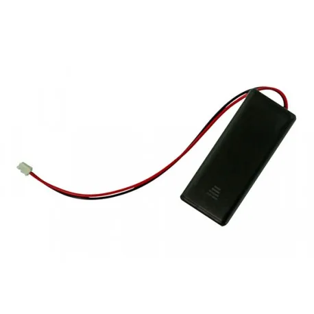 Batterie rechargeable LiPo 3.7V 1000mAh support pile 2xaaa - Support de pile 2XAAA avec couvercle + bouton on/off pour micro:bit - Didactico Tunisie