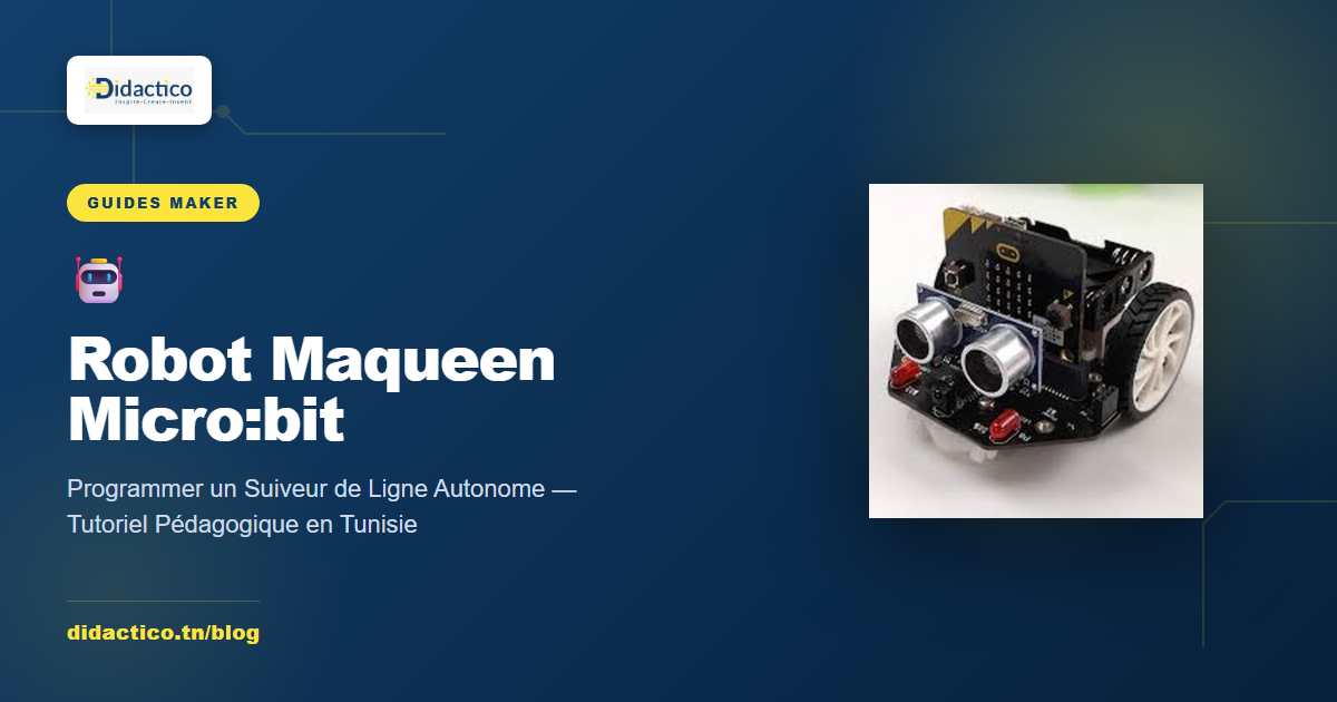 Robot Maqueen Micro:bit : Programmer un Suiveur de Ligne Autonome