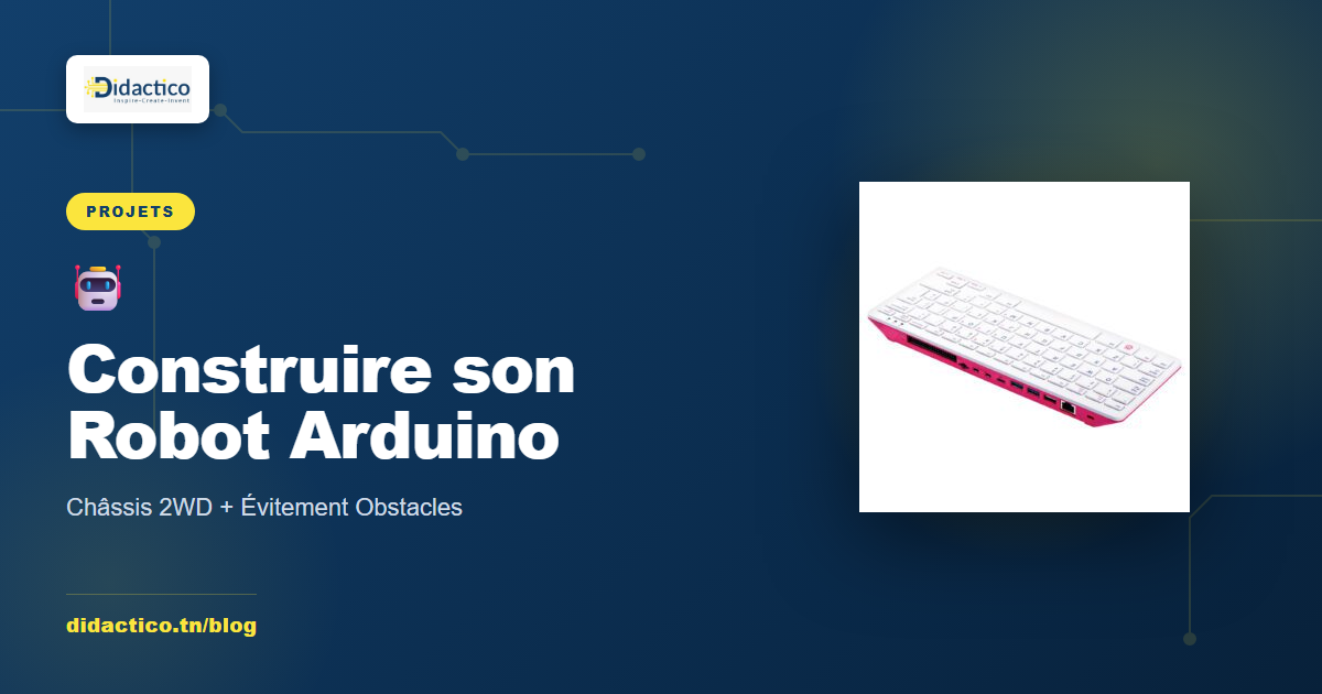 Construire son Premier Robot Arduino : Guide Complet Châssis 2WD + Évitement d'Obstacles