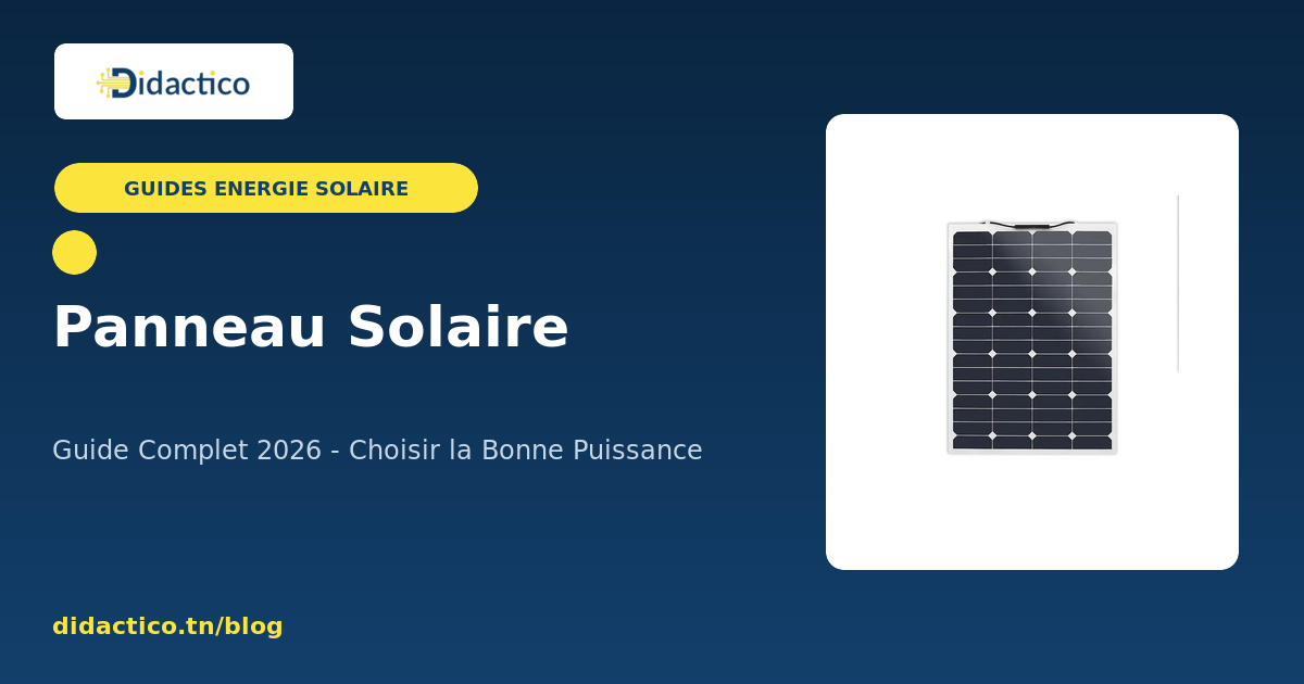 Guide Panneau Solaire