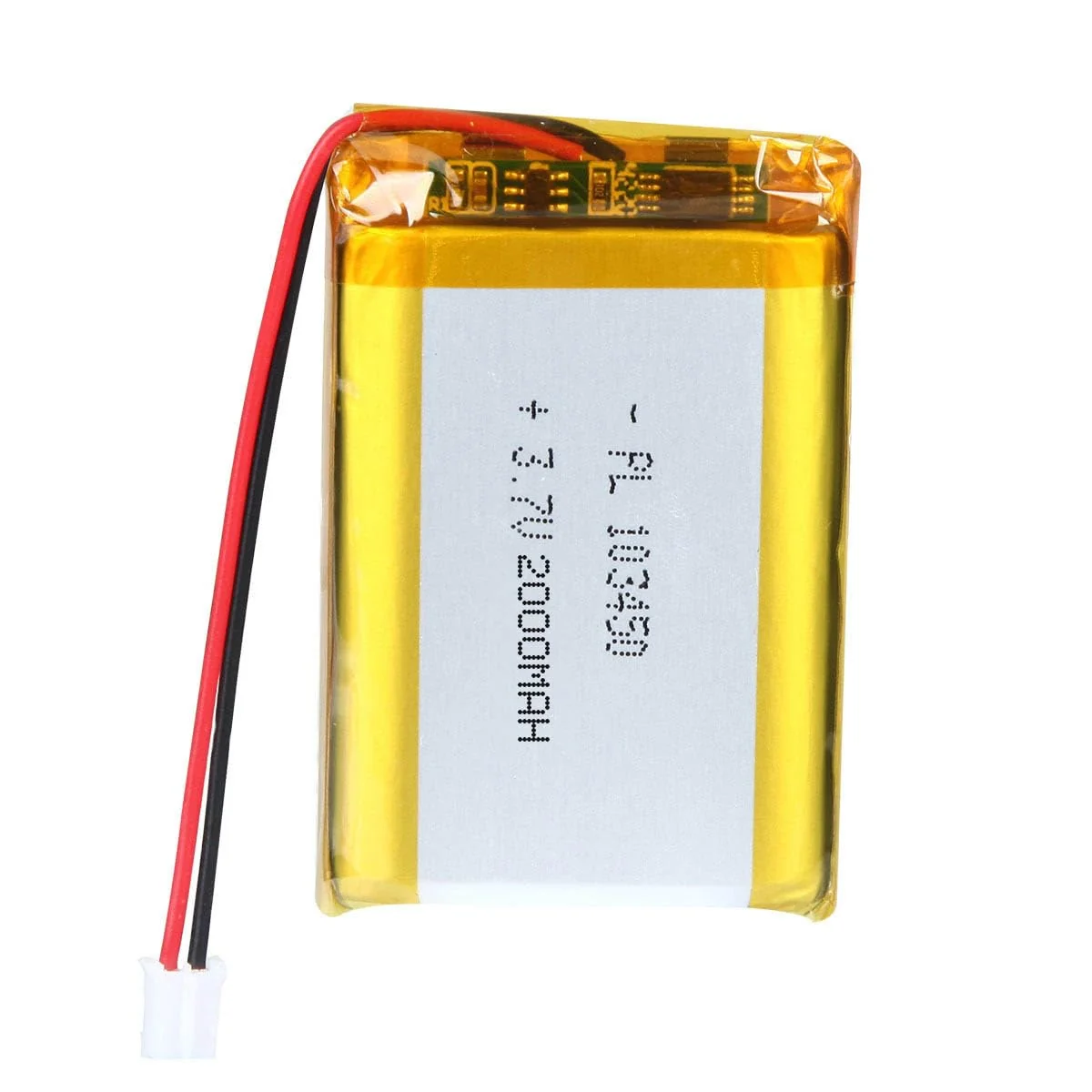 Batterie lipo rechargeable 3.7V au lithium 2000MAH Batterie lipo rechargeable au lithium 3.7v 2000MAH
