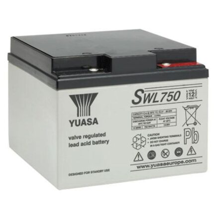 batterie rechargeable 12v - Batterie rechargeable ACID 12V 22.9Ah SWL750 YUASA - Didactico Tunisie