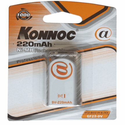 Batterie rechargeable KONNOC - NIMH-9V - 220mAh