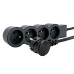 Bloc multiprise 4x2P+T 16A 3680W Legrand avec cordon 3M NOIR 049491