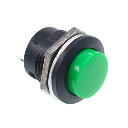 bouton poussoir r13-507 - Bouton poussoir momentané Vert R13-507 16 mm sans verrouillage 3A 250V - Didactico Tunisie