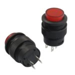 bouton poussoir r16-503bd - Bouton poussoir miniature momentané rouge R16-503BD 16 mm avec témoin lumineux - Didactico Tunisie