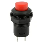 bouton poussoir rouge - Bouton poussoir momentané rouge R13-502 12 mm sans verrouillage 3A 250V - Didactico Tunisie