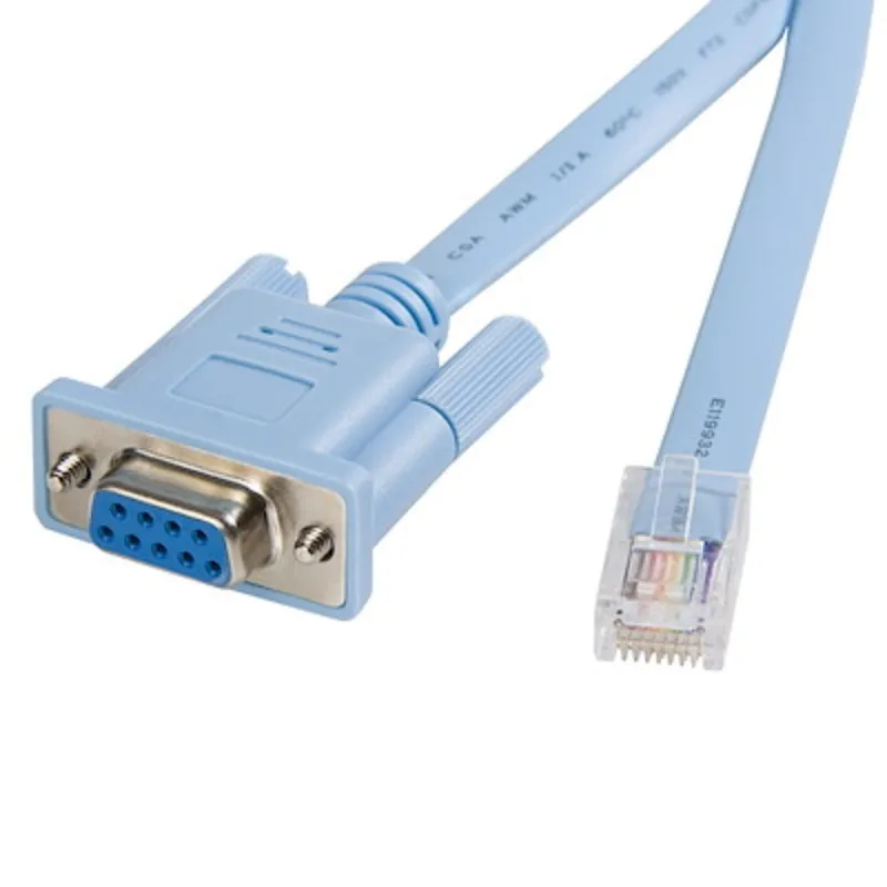 Cable console RJ45 vers RS232 male Cable console RJ45 vers RS232 male