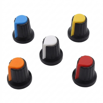 capuchon potentiomètre blanc - Capuchon en plastique Blanc pour bouton potentiomètre Capot - Didactico Tunisie