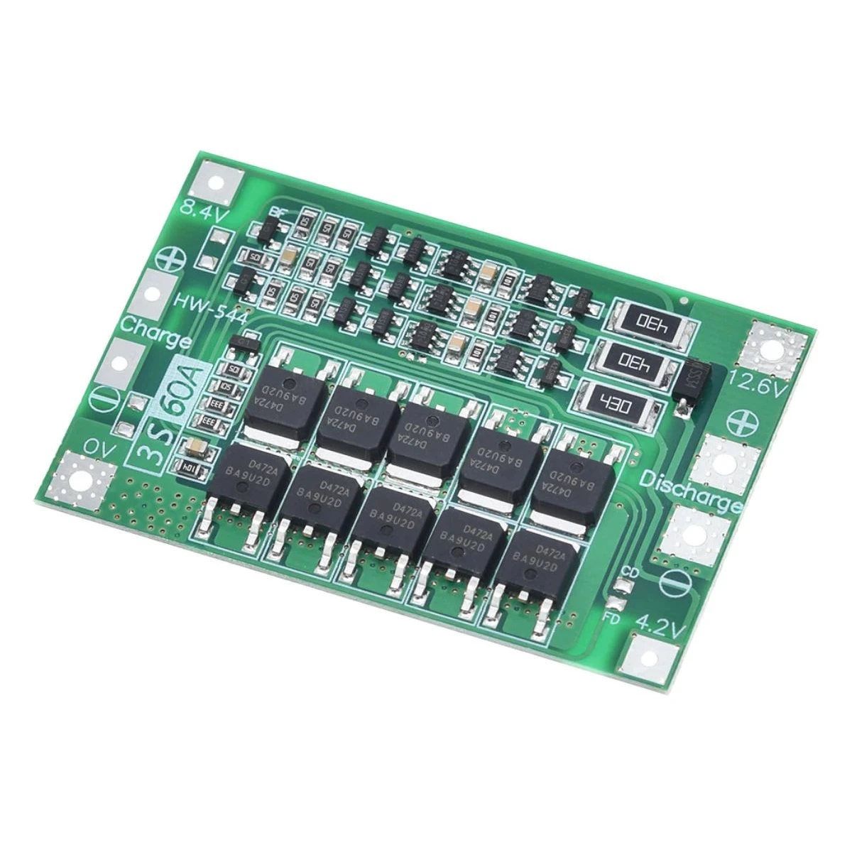 Carte Protection batterie lithium BMS 3S 18650 11.1V/12.6V 60A original carte protection batterie lithium bms 3s 18650 11.1v/12.6v 60a original - didactico tunisie