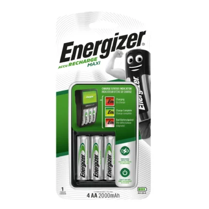 chargeur energizer maxi +4aa 2000mah - Didactico Tunisie