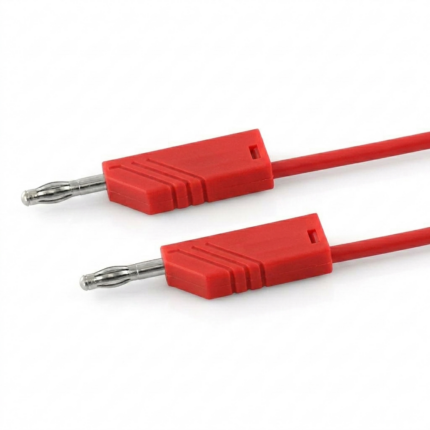 cordon banane 4mm - Cordon banane-banane 4mm Rouge 0.5M - Didactico Tunisie