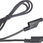 Cordon de test banane-banane 4 mm noir, connecteurs à fiches banane empilables