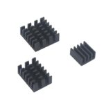 dissipateur chaleur raspberry - Ensemble dissipateur de chaleur noir 4 en 1 en aluminium pour Raspberry Pi 4B - Didactico Tunisie