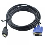 Câble adaptateur HDMI Male vers VGA Male 1.8M