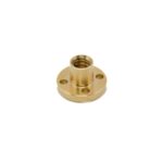 écrou laiton t8 - Ecrou laiton rond pour vis trapézoïdale T8, filet 2 mm - Didactico Tunisie