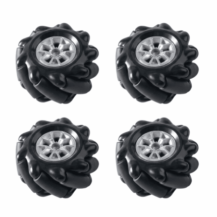 Kit de 4 Roues McNamum Noir 60MM + accouplements 6.7mm