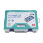 Kit Arduino Mega avec microcontrôleur, nombreuses broches, connectivité USB, idéal pour projets éducatifs et robotiques.