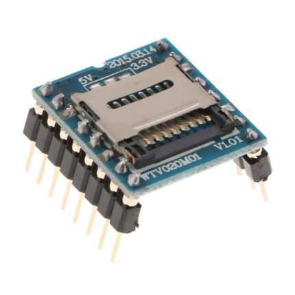 mini module son mp3 carte sd - Mini module de son MP3 de carte SD – WTV020-SD - Didactico Tunisie