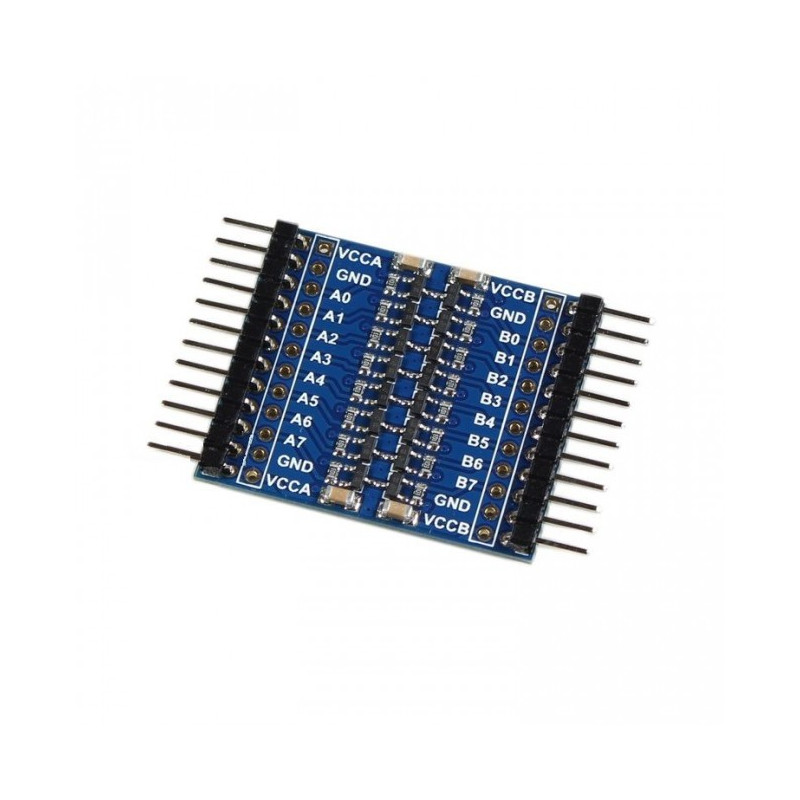 module-convertisseur-de-niveau-bidirectionnel-5v-33v-i2c-uart-spi-ttl-8-voies module e s - Module d’E/S à commutation de niveau Raspberry Pi – 8 CH 3,5V à 5V bidirectionnel Niveau de tension: 1,8 V-6 V - Didactico Tunisie