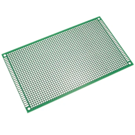 plaque perforee 12x18 - Plaque perforee 12×18 cm verte Double face - Didactico Tunisie