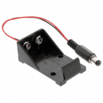 Support Pile 9V sans couvercle et avec connecteur DC