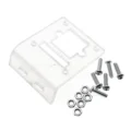 Support acrylique transparent pour caméra OV7670, avec découpes pour fixation stable et intégration dans projets électroniques.